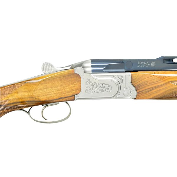 KRIEGHOFF KX-5 SINGLE BBL. TRAP GUN WITH CASE.