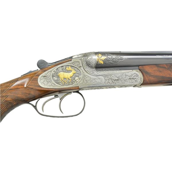 MERKEL 160-1.1 SIDELOCK EJECTOR DOUBLE RIFLE