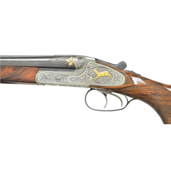 MERKEL 160-1.1 SIDELOCK EJECTOR DOUBLE RIFLE - Poulin Auctions