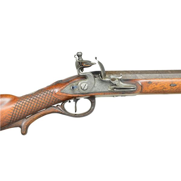 A VERY FINE JOHN TWIGG SINGLE BARREL FLINTLOCK