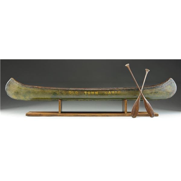 RARE ORIGINAL ANTIQUE OLD TOWN CANOE COMPANY