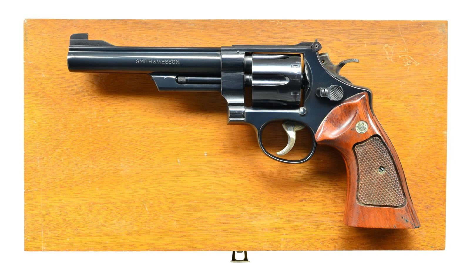 SMITH & WESSON MODEL 25-2 (MODEL 1955) REVOLVER.