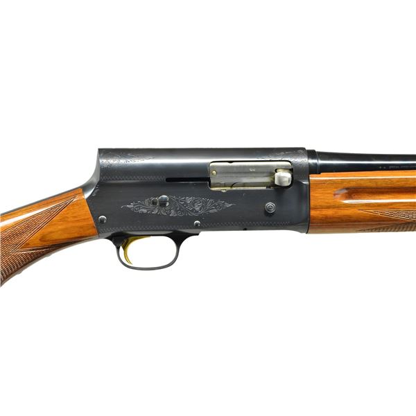 BROWNING A-5 SEMI AUTO SHOTGUN.
