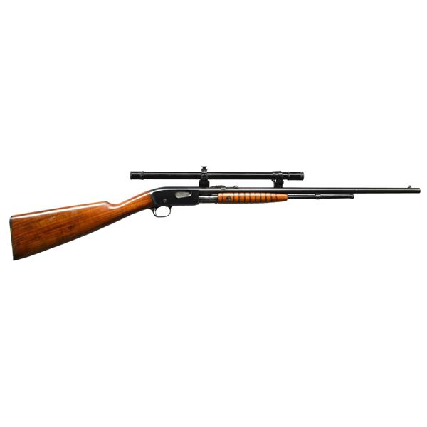 REMINGTON MODEL 12 A PUMP RIFLE.