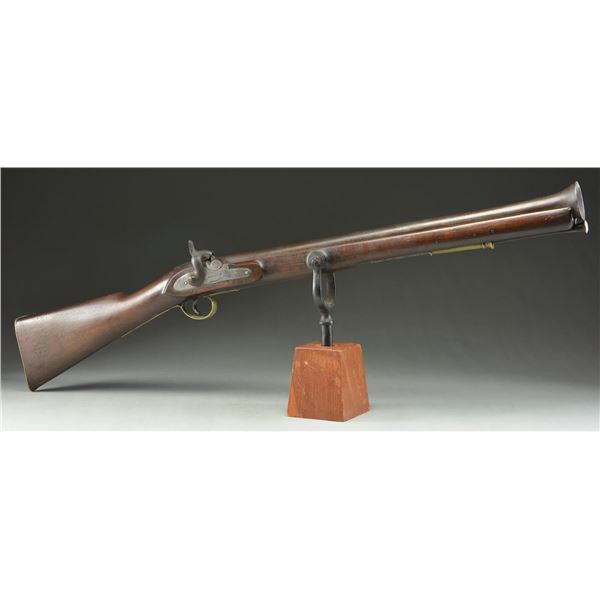 BRITISH PERCUSSION BLUNDERBUSS SWIVEL GUN BY - Poulin Auctions
