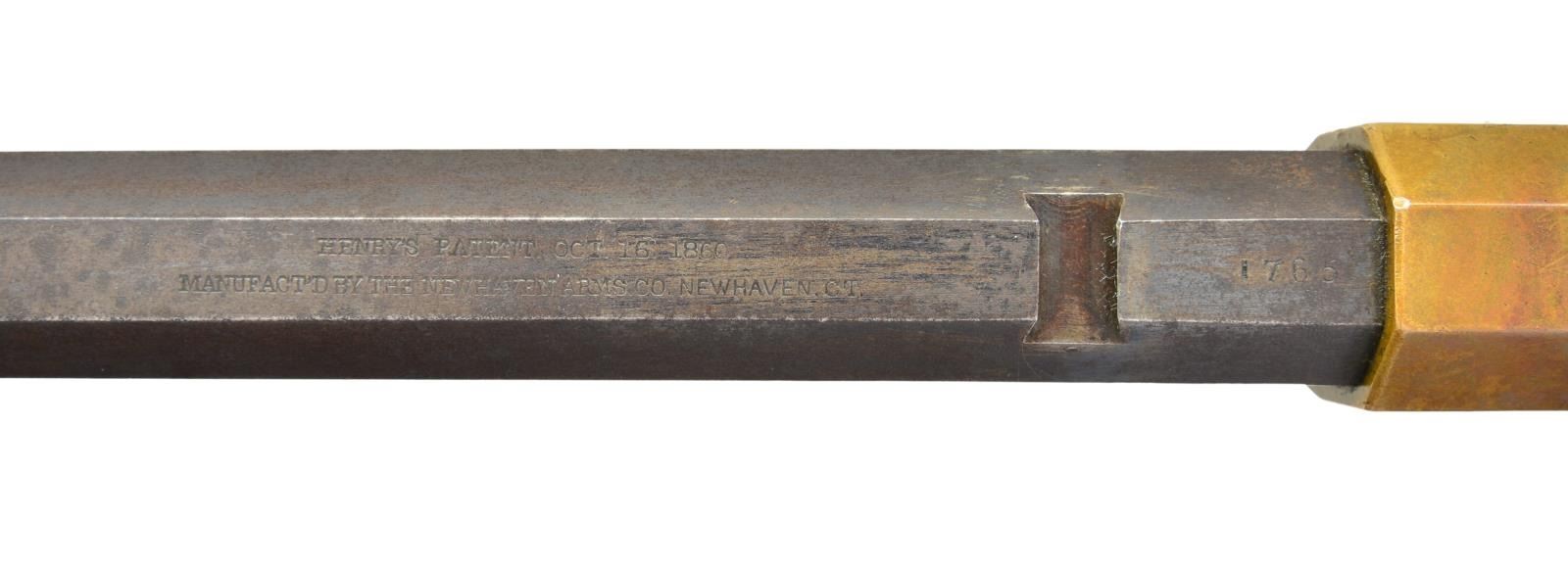 EARLY CIVIL WAR HENRY 1860 LEVER ACTION RIFLE.