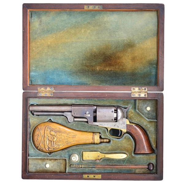 CASED COLT 3RD MODEL DRAGOON REVOLVER.