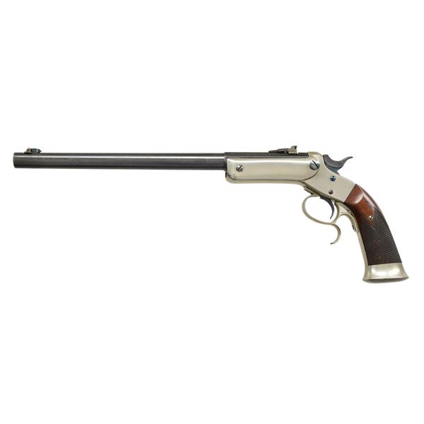EARLY STEVENS LORD SINGLE SHOT TARGET PISTOL.