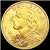 Image 1 : 1927 Swiss .1867oz Gold 20 Francs CHOICE BU