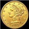 Image 1 : 1897 $5 Gold Half Eagle UNCIRCULATED