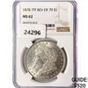 Image 1 : 1878 7TF Rev 79 Morgan Silver Dollar NGC MS62