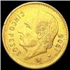 Image 1 : 1906 Mexico .1206oz Gold 5 Pesos UNCIRCULATED