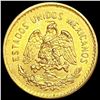 Image 2 : 1906 Mexico .1206oz Gold 5 Pesos UNCIRCULATED