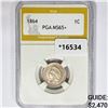 Image 1 : 1864 Indian Head Cent PGA MS65+