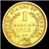 Image 2 : 1853 Rare Gold Dollar NICELY CIRCULATED