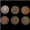 Image 2 : (6) Large Cents (1803, 1837, 1840, 1843, 1849, 18