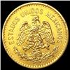 Image 2 : 1906 Mexico .1206oz Gold 5 Pesos UNCIRCULATED