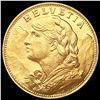 Image 1 : 1930 Swiss .1867oz Gold 20 Francs CHOICE BU