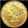 Image 1 : 1881 $5 Gold Half Eagle NEARLY UNCIRCULATED