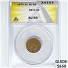Image 1 : 1870 Indian Head Cent ANACS AU50