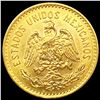 Image 2 : 1920 Mexico .1206oz Gold 5 Pesos CLOSELY UNCIRCULA