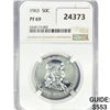 Image 1 : 1963 Franklin Half Dollar NGC PF69