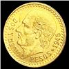 Image 1 : 1945 Mexico .0482oz Gold 2 1/2 Pesos UNCIRCULATED