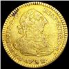 Image 1 : 1782 Columbia .901 Gold 2 Escudo LIGHTLY CIRCULATE