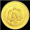 Image 2 : 1945 Mexico .0482oz Gold 2 1/2 Pesos UNCIRCULATED