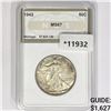 Image 1 : 1942 Walking Liberty Half Dollar NGS MS67