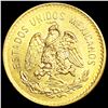 Image 2 : 1906 Mexico .1206oz Gold 5 Pesos UNCIRCULATED