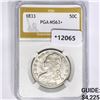 Image 1 : 1833 Capped Bust Half Dollar PGA MS63+