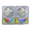 Image 2 : 1882-O Set (2) Morgan Silver Dollar ANACS MS63