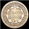 Image 2 : 1857 Seated Liberty Half Dime LIGHTLY CIRCULATED