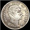 Image 1 : 1883 Kingdom of Hawaii Dime LIGHTLY CIRCULATED
