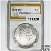 Image 1 : 1878 8TF Morgan Silver Dollar PGA MS63+