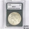 Image 1 : 1925 Silver Peace Dollar GG MS67