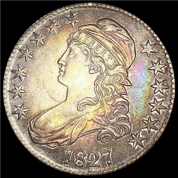1827 Capped Bust Half Dollar CLOSELY UNCIRCULATED