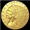 Image 1 : 1913 $2.50 Gold Quarter Eagle UNCIRCULATED