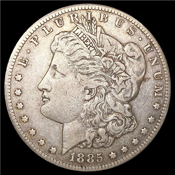 1885-CC Morgan Silver Dollar LIGHTLY CIRCULATED