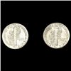 Image 2 : (2) FSB Mercury Silver Dimes (1916, 1941-D) UNCIR