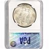 Image 2 : 1921 Silver Peace Dollar PGA MS63+