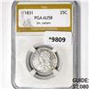 Image 1 : 1831 Capped Bust Quarter PGA AU58 Sm. Letters