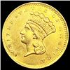 Image 1 : 1856 Slntd 5 Rare Gold Dollar UNCIRCULATED