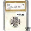 Image 1 : 1909 Indian Head Cent PGA MS65 RED