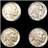 Image 1 : (4) Buffalo Nickels (1913, (2) 1920, 1937) HIGH G