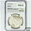 Image 1 : 1927-D Silver Peace Dollar NGC AU55