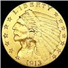 Image 1 : 1913 $2.50 Gold Quarter Eagle UNCIRCULATED