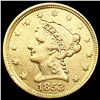 Image 1 : 1853 $2.50 Gold Quarter Eagle NICELY CIRCULATED