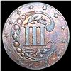 Image 2 : 1854 Silver Three Cent UNCIRCULATED